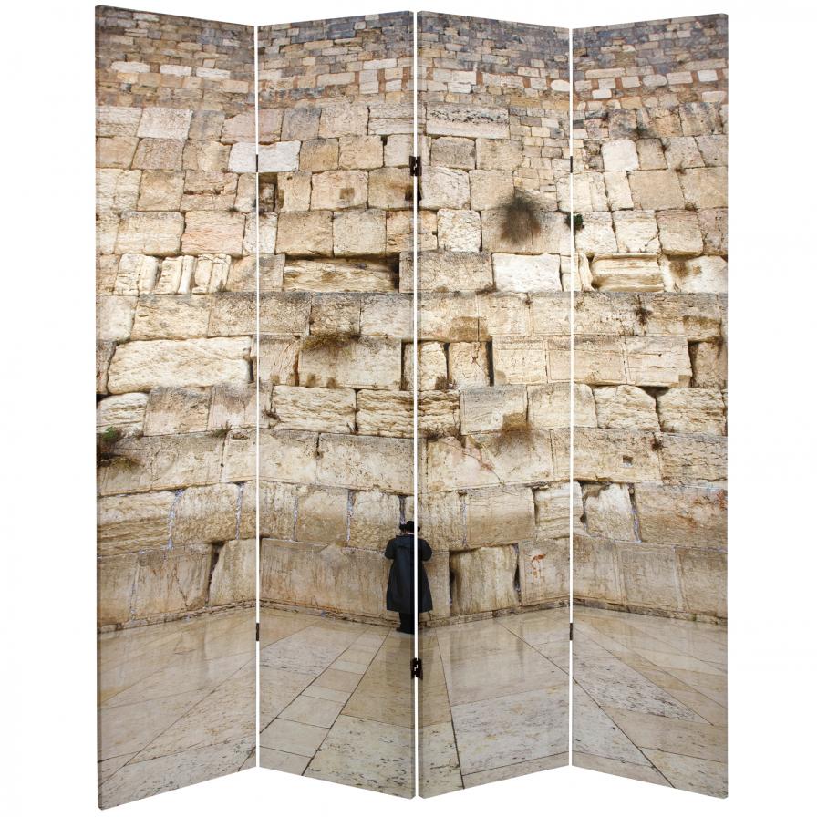 6 Ft Tall Double Sided Wailing Wall Room Divider